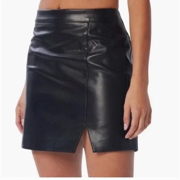 Revolve LITA by Ciara Leader Leather Skirt| Size 6- Black MSRP $298