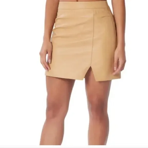 Revolve LITA by Ciara Leader Leather Skirt| Size 6- Black MSRP $298