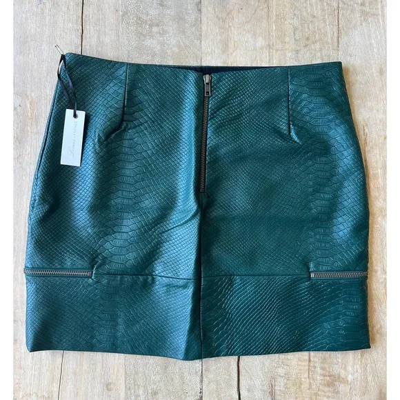 Revolve Lovers   Friends -Good to Be Bad Crocodile Evergreen Mini - Size M - NWT