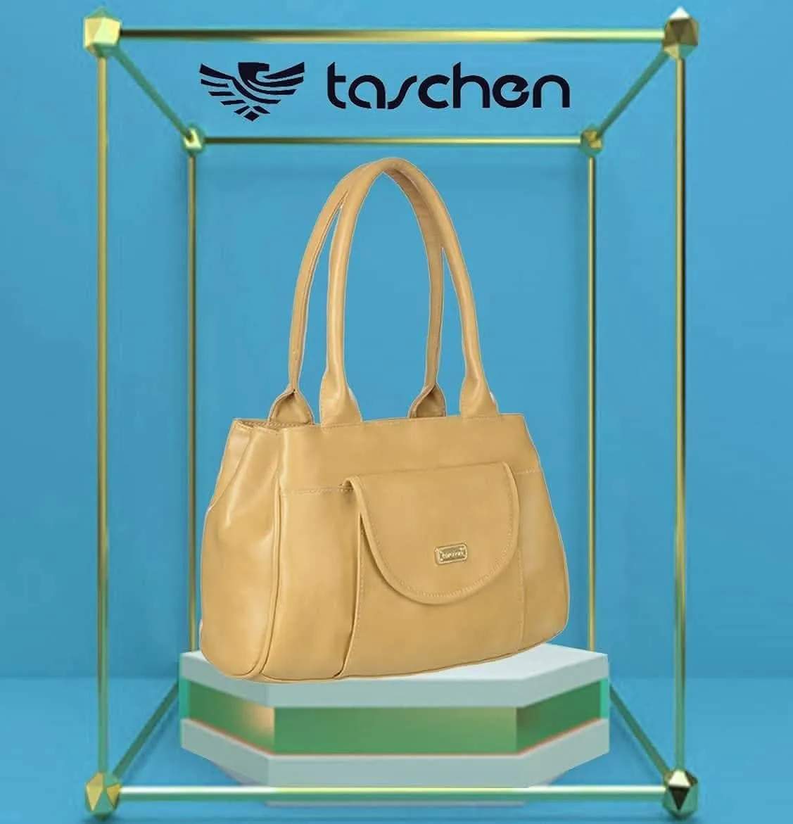 Right Choice Women's Stylish Designer Handbag (PU Leather, Zip Closure)