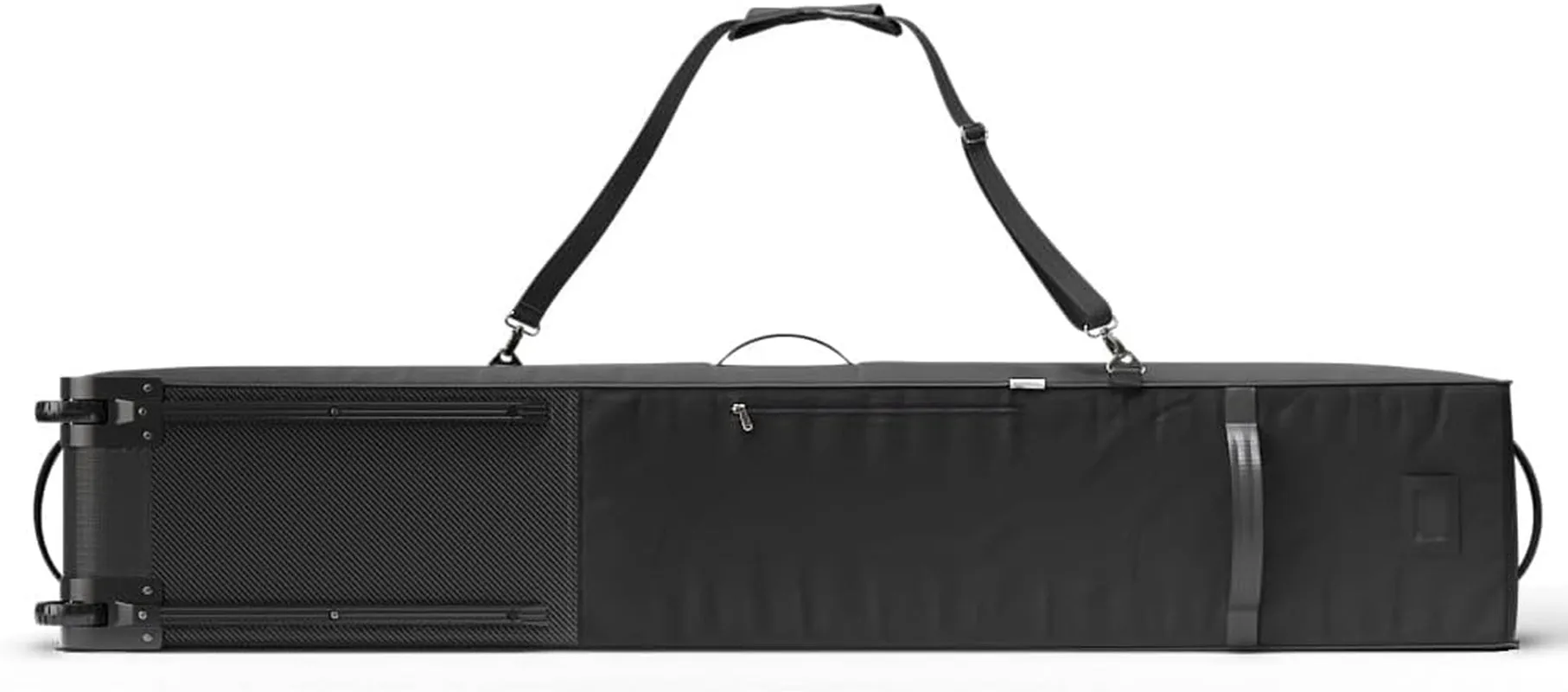 Rolling Double Ski Bag - Padded Ski Bag with Wheels for Air Travel