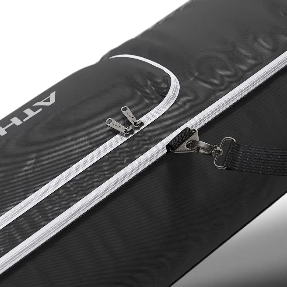 Rolling Double Ski Bag - Padded Ski Bag with Wheels for Air Travel