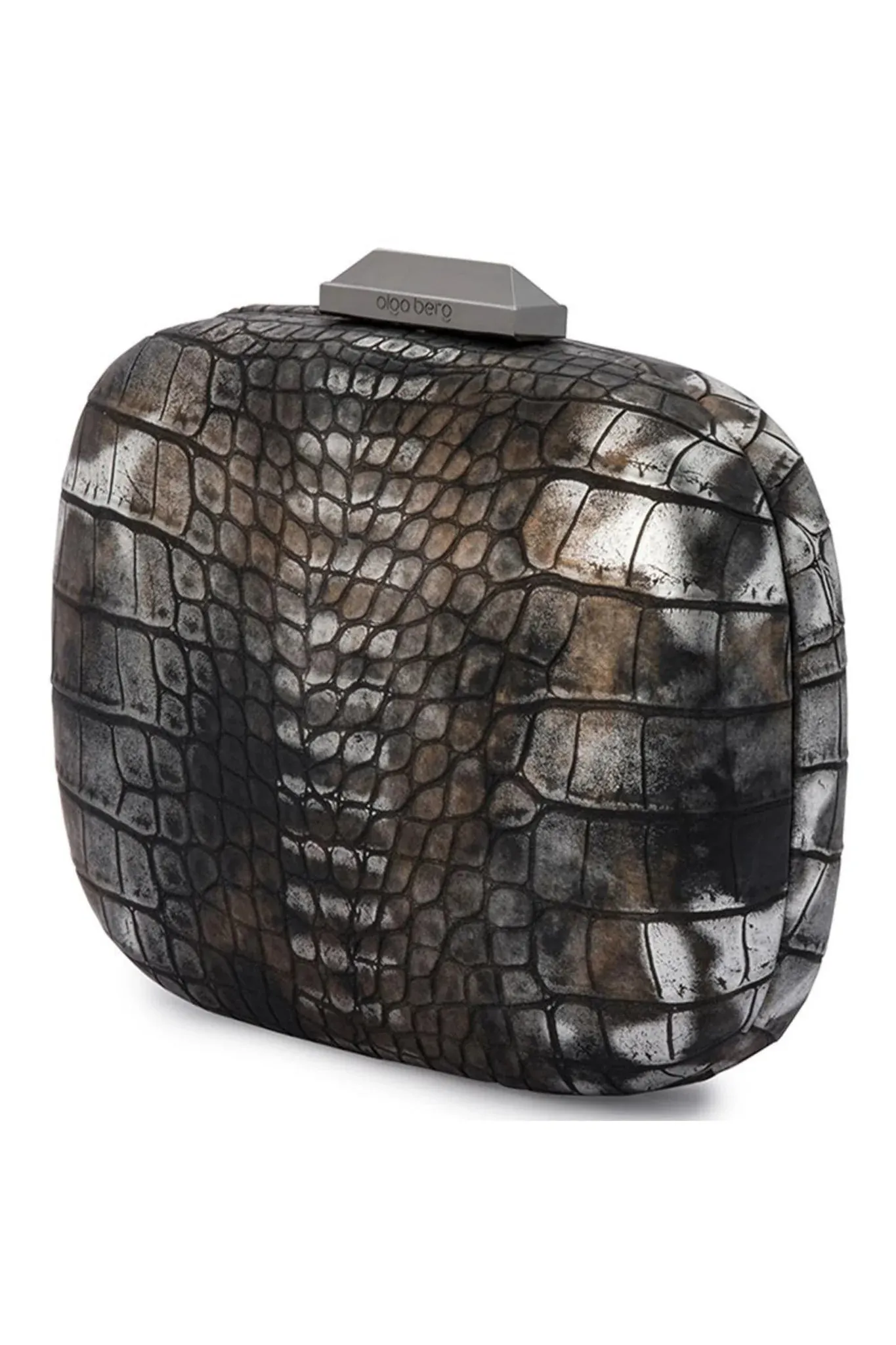 Rosa Clutch - Gunmetal
