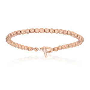 Rose Gold Rock Beaded Bracelet