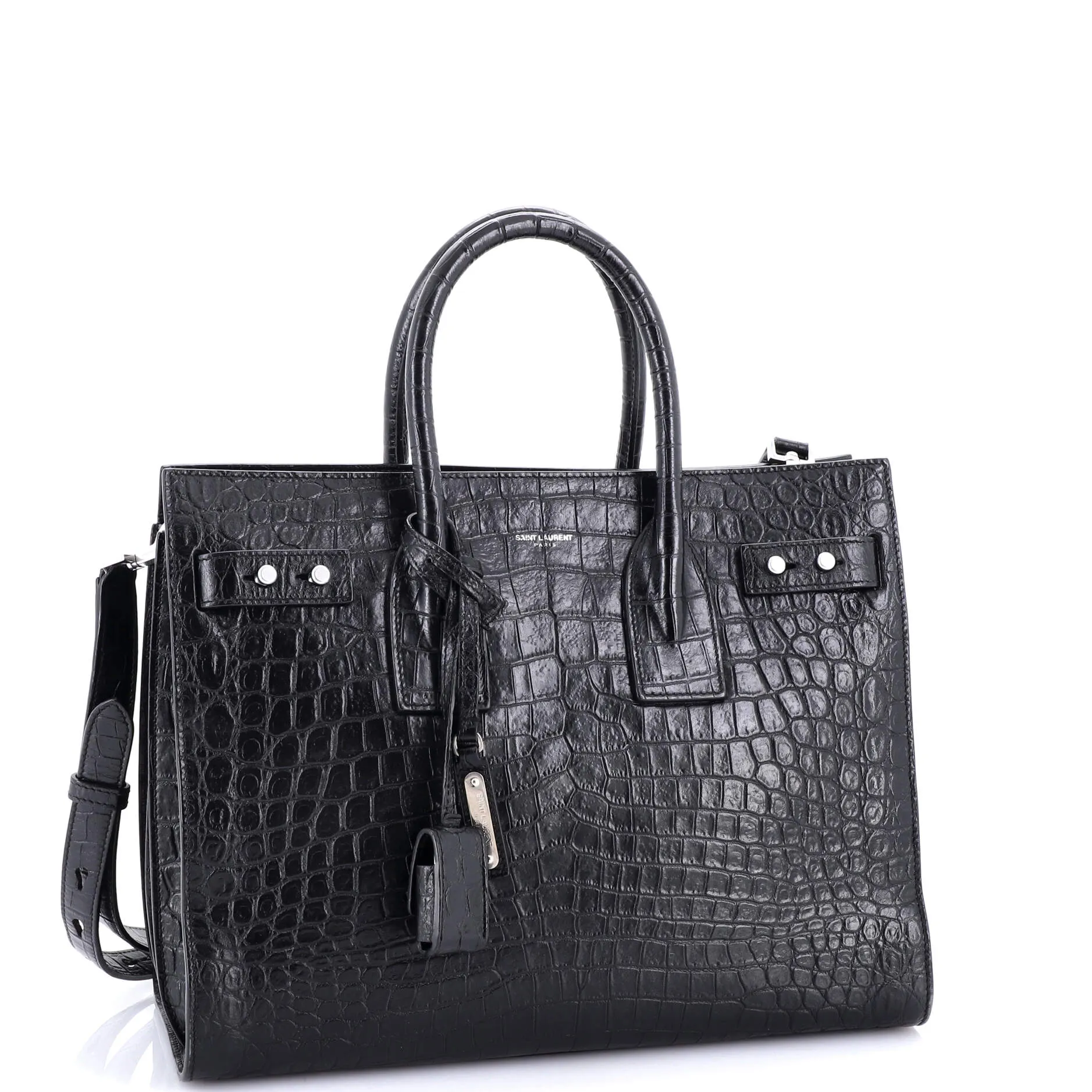 Sac de Jour NM Bag Crocodile Embossed Leather Small
