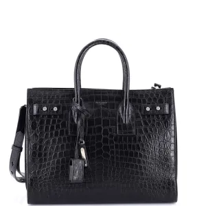 Sac de Jour NM Bag Crocodile Embossed Leather Small