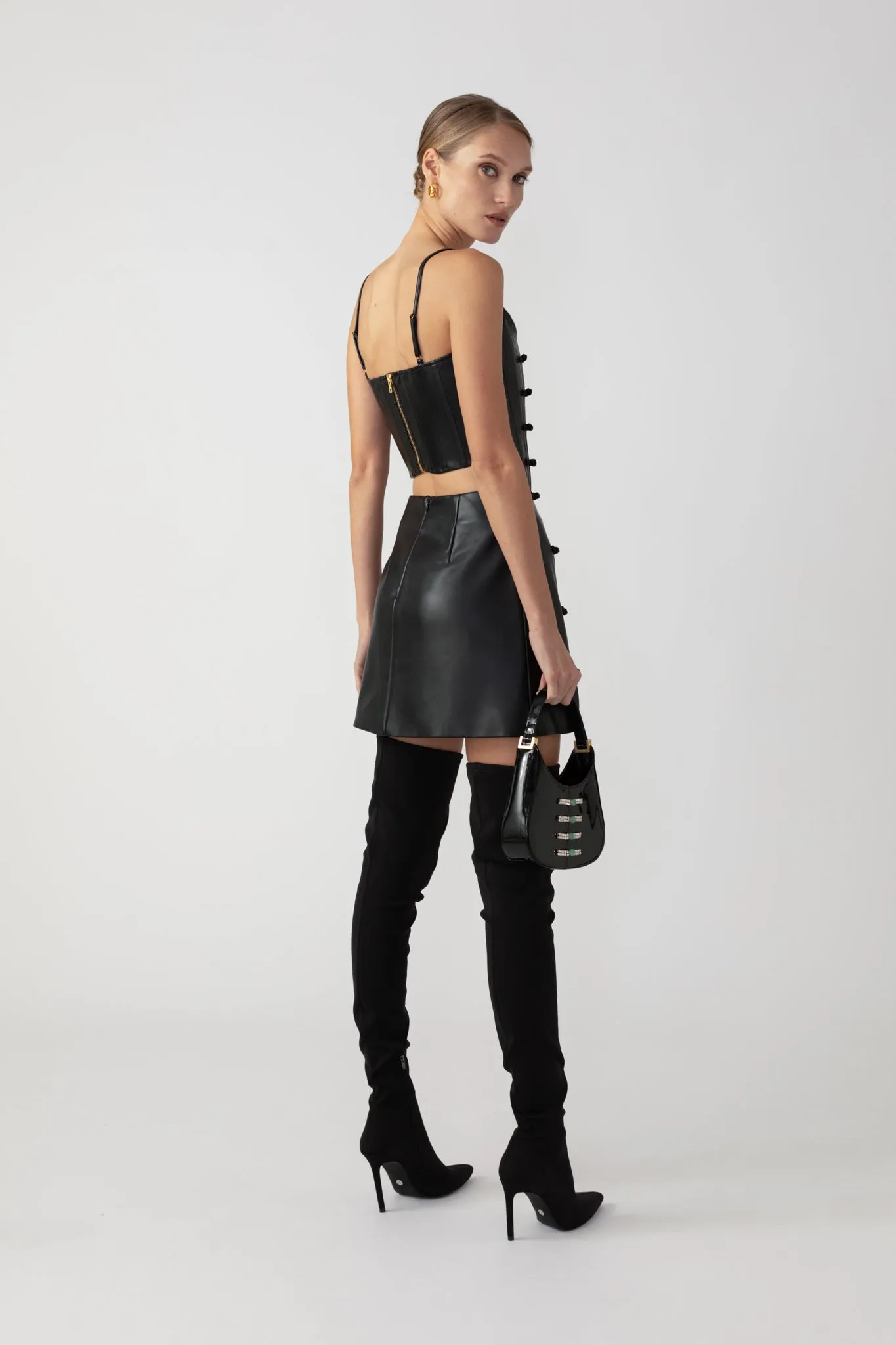 Sadie Faux Leather Skirt