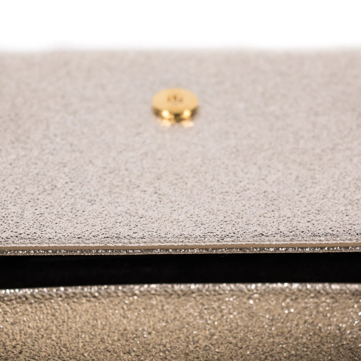 Saint Laurent Monogram Metallic Clutch