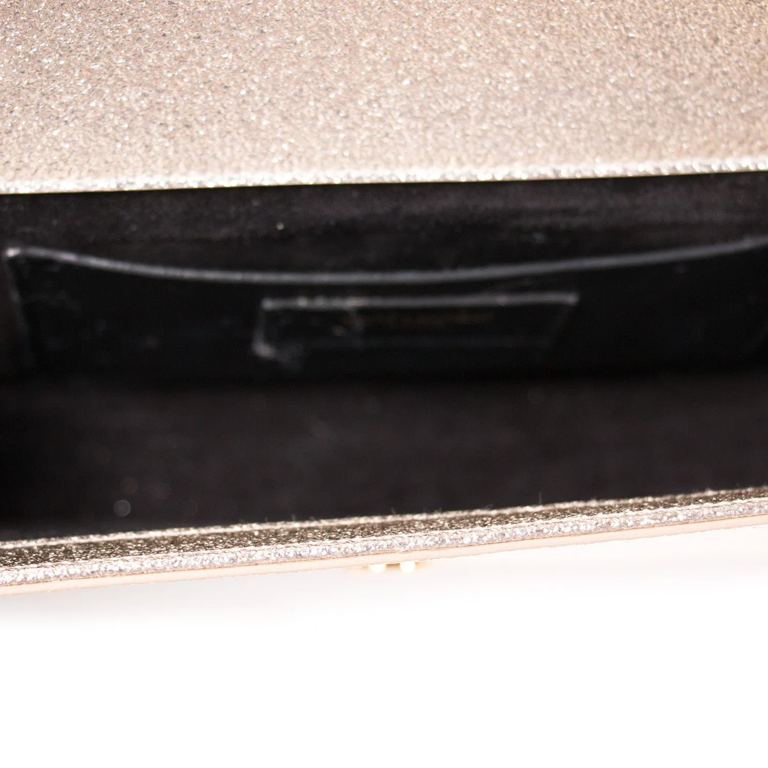 Saint Laurent Monogram Metallic Clutch