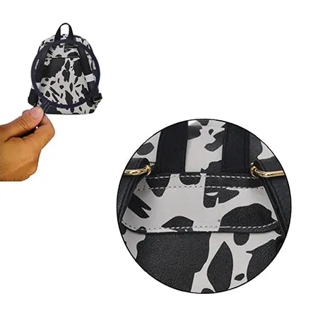 !SALE! Black Cow NGIL Faux Leather Mini Backpack