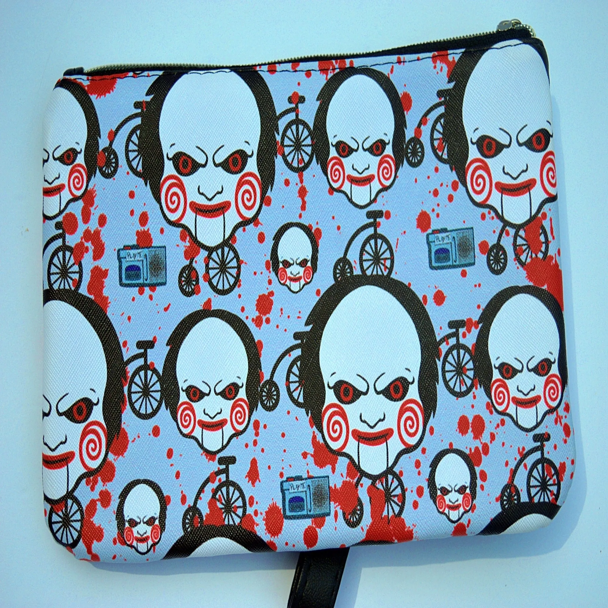 Saw Clown Clutch Purse