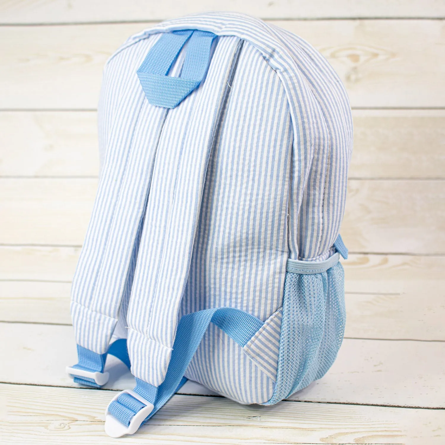 Seersucker Toddler Size Backpack - 7 Colors
