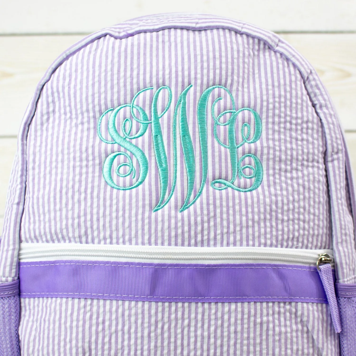Seersucker Toddler Size Backpack - 7 Colors