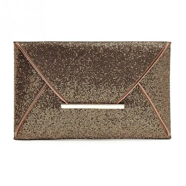 Sequin Envelope Evening Clutch