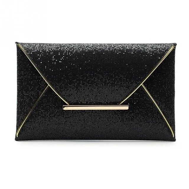 Sequin Envelope Evening Clutch