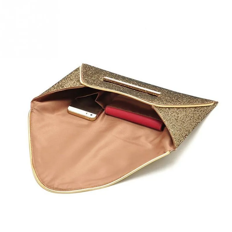 Sequin Envelope Evening Clutch