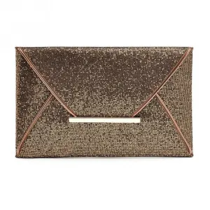 Sequin Envelope Evening Clutch