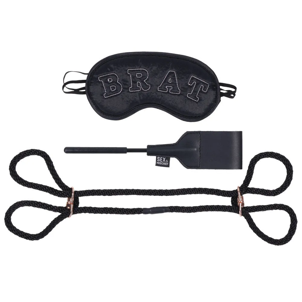 Sex & Mischief Knotty Brat Kit - 3 Piece Set