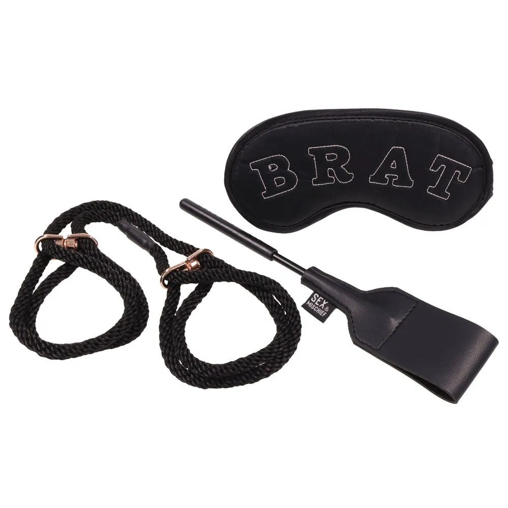 Sex & Mischief Knotty Brat Kit - 3 Piece Set