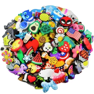 Shoe Charm - 100 Shoe Charms, random selection.