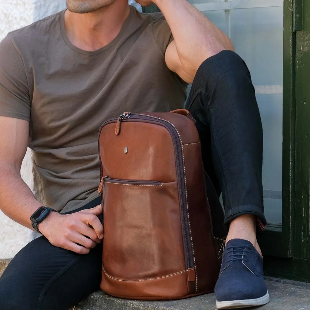 Single Compartment Backpack 41cm, Two Tone