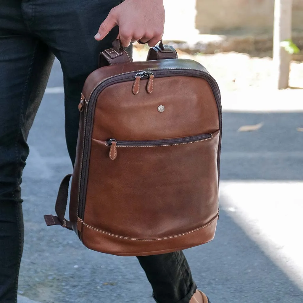 Single Compartment Backpack 41cm, Two Tone