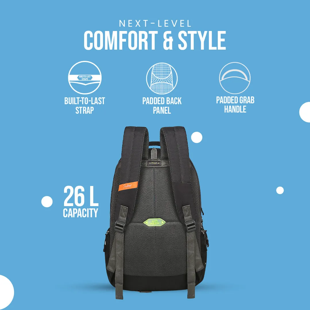 Skybags Fox Business Pro  Laptop Backpack (H) Grey