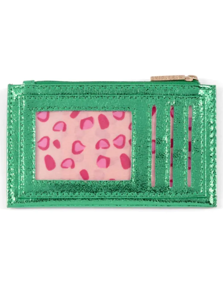 Skyler Card Holder - Emerald