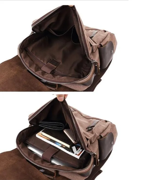 Small Canvas Backpack  | Mount Elbrus