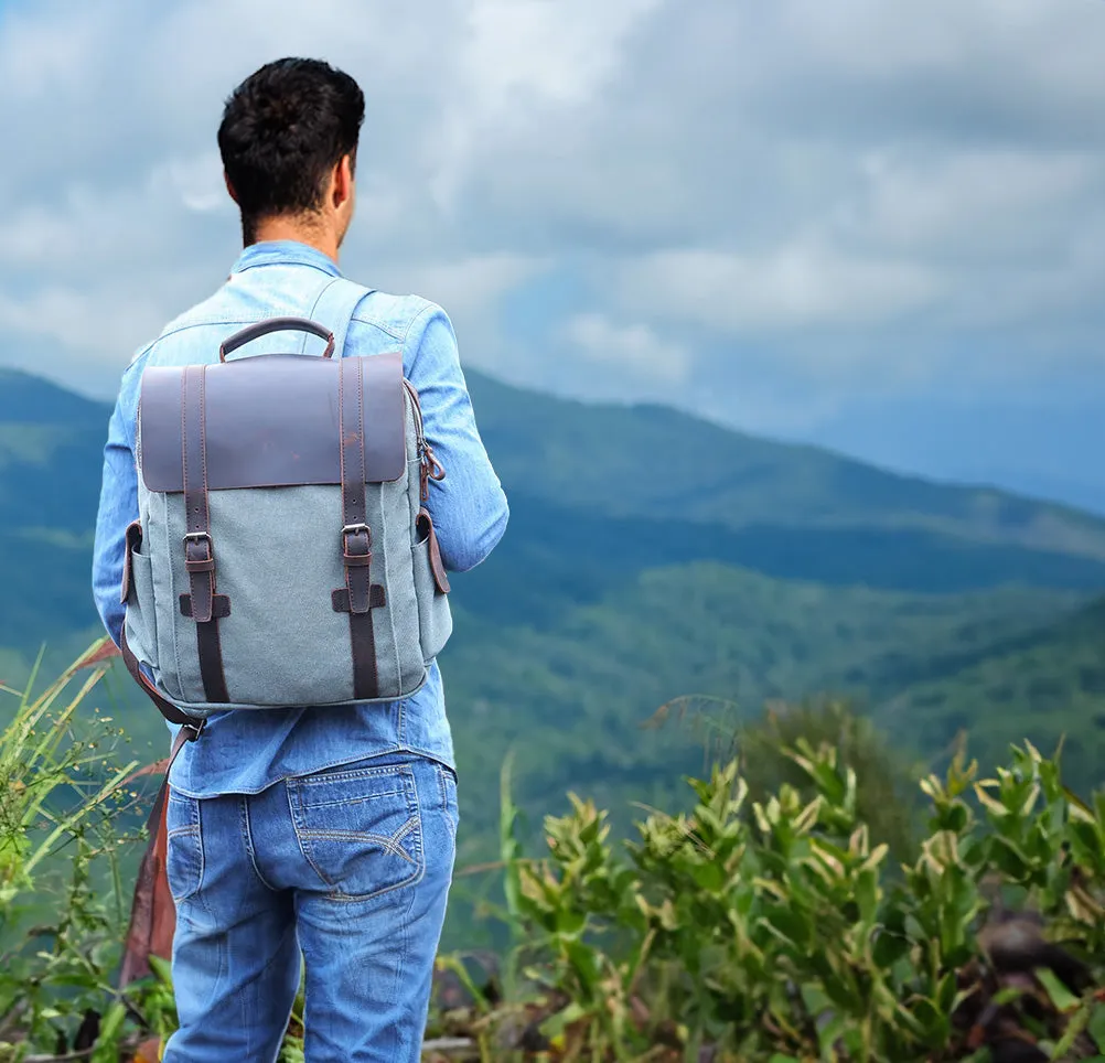 Small Canvas Backpack  | Mount Elbrus