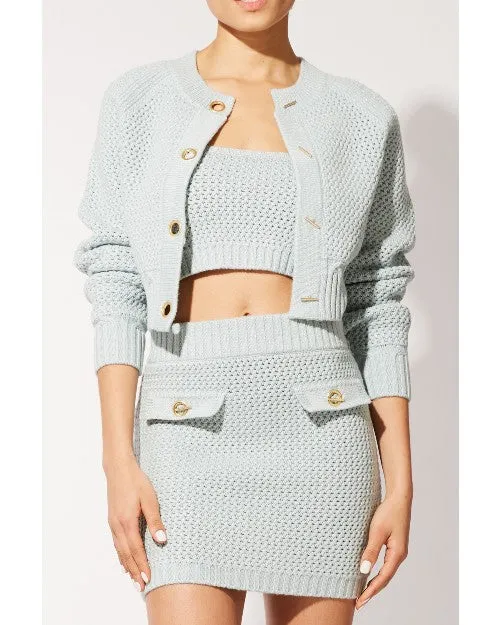 SOLID & STRIPED | The Ronnie Mini Skirt | Powder Blue