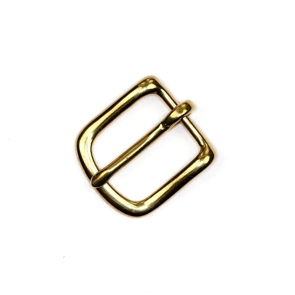 Solid Brass Heel Bar Buckle
