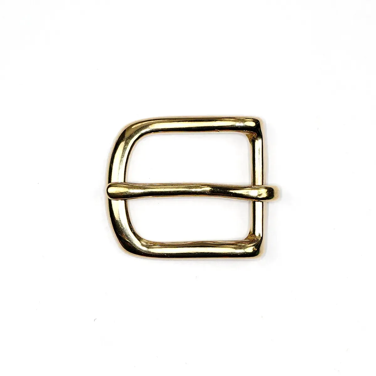 Solid Brass Heel Bar Buckle