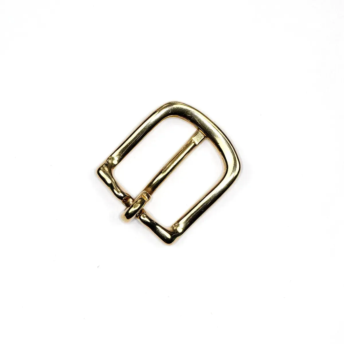 Solid Brass Heel Bar Buckle