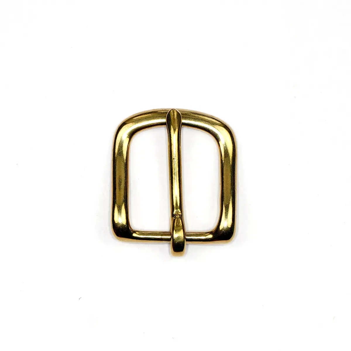 Solid Brass Heel Bar Buckle
