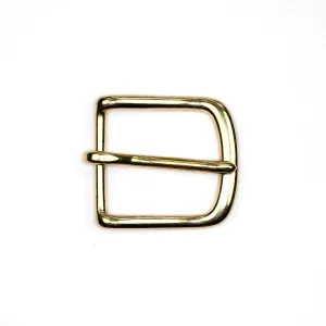 Solid Brass Heel Bar Buckle