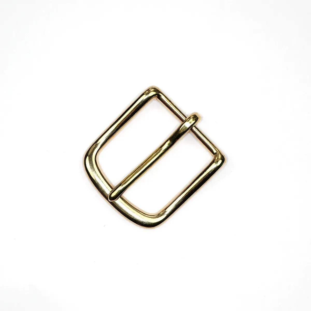 Solid Brass Heel Bar Buckle