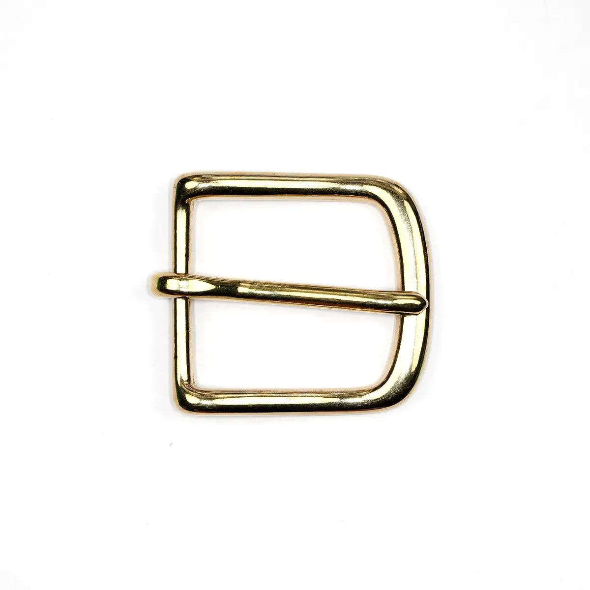 Solid Brass Heel Bar Buckle