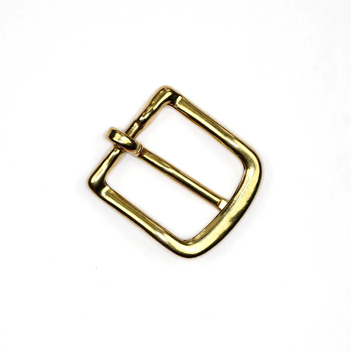 Solid Brass Heel Bar Buckle