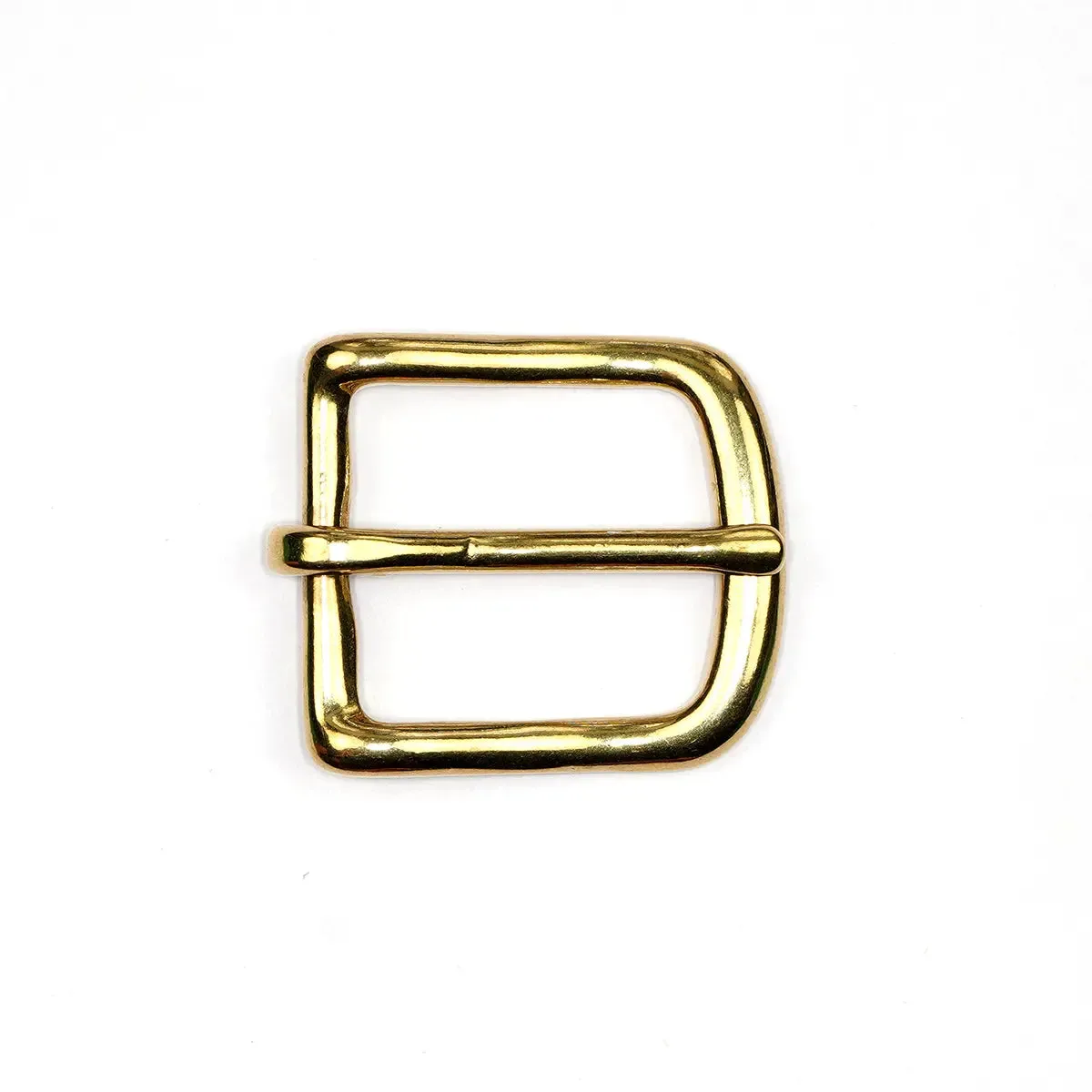 Solid Brass Heel Bar Buckle