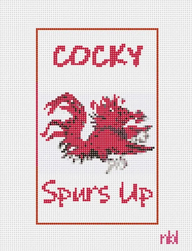 South Carolina Mini Flag Canvas