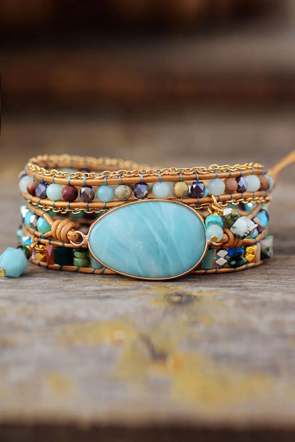 Spirit of the Wild Triple Stone Wrap