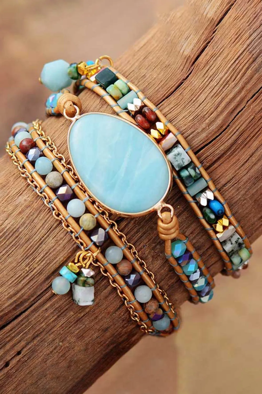 Spirit of the Wild Triple Stone Wrap