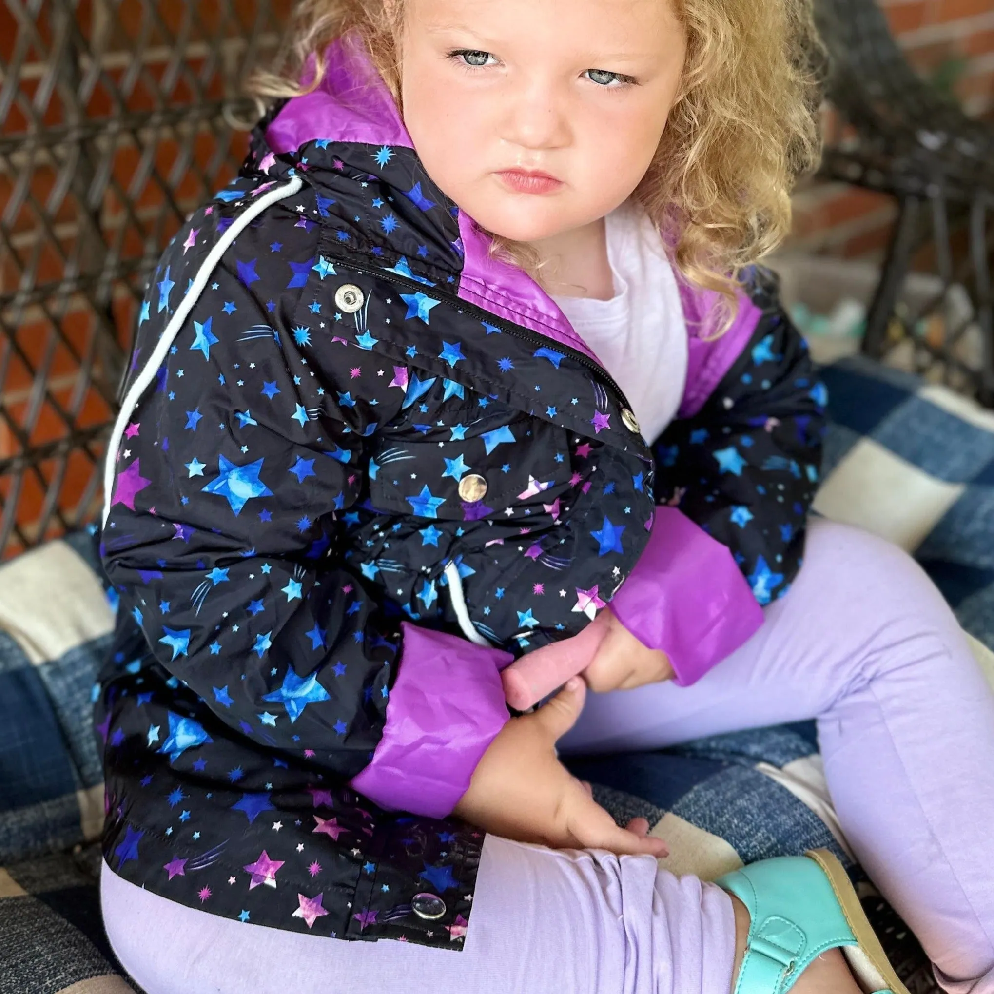 Starry Night Raincoat