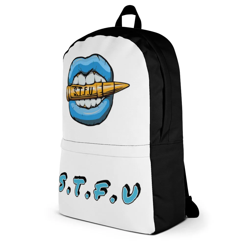STFU Ice Blue Logo Backpack