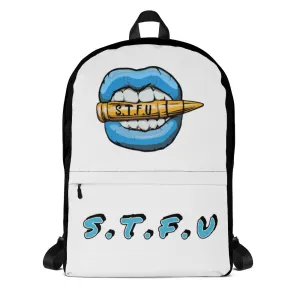 STFU Ice Blue Logo Backpack