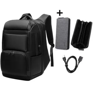 Student USB Charging Waterproof Backpack