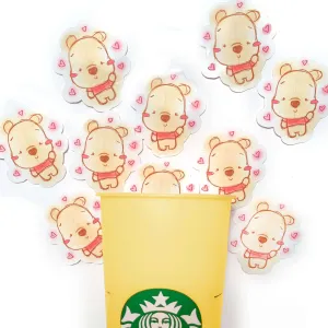 Stuffed with Fluff Bear Vinyl Sticker