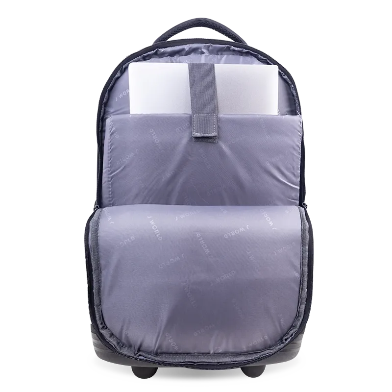 Sundance Laptop Rolling Backpack (20 Inch) in Black