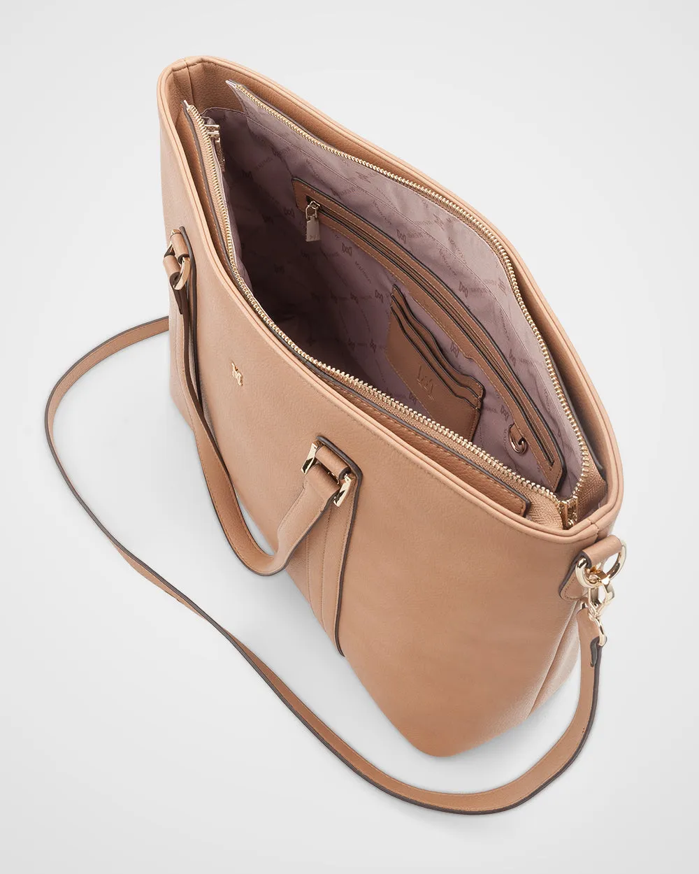 Tara Laptop Tote Work Bag With Crossbody Strap